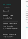 Global Food Security Cluster Indicator Handbook  - overview