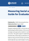 USAID Advancing Nutrition (2022) Measuring SBC in Nutrition Programs: A Guide for Evaluators - overview