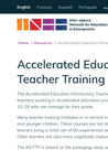 INEE (2023) Accelerated Education Introductory Teacher Training Pack - overview