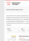 Resources on Market-based Approaches - overview