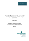 Springfield Centre (2014) Framework for managing and measuring systemic change processes  - overview