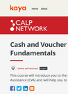 CaLP (2018) Course: Cash Transfer Programming - The Fundamentals - overview