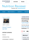 Cranfield & PIN (2019) Environmental enteric dysfunction and child stunting - overview