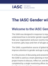 IASC (2020) Introduction to Gender with Age Marker (GAM) - overview