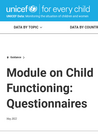 Washington Group (2016) Module on Child Functioning: Questionnaires - overview