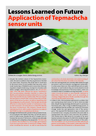 PIN (2021) Lessons Learned on EWS Sensor Units - overview